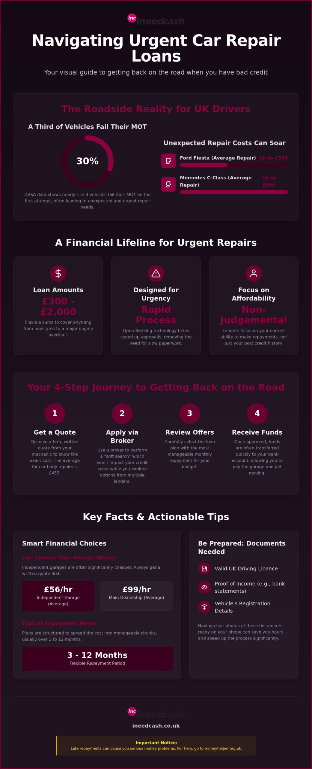 Urgent Car Repair Loans for Bad Credit: Your 2026 UK Guide
